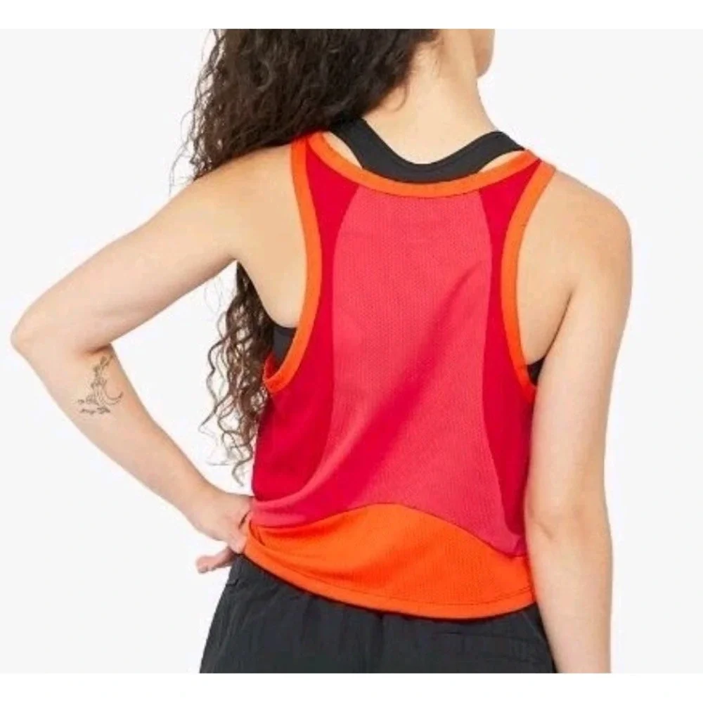 Jordan Jump Mesh Tank Women's Size L Color: Fire Red/Safety Orange/Lobster Sport